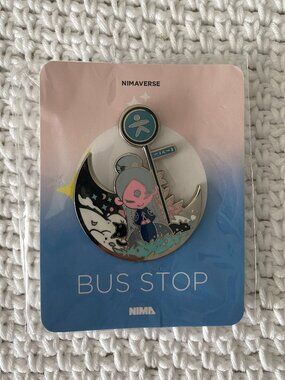 RossDraws (Ross Tran) Nimaverse "Bus Stop" Enamel Pin